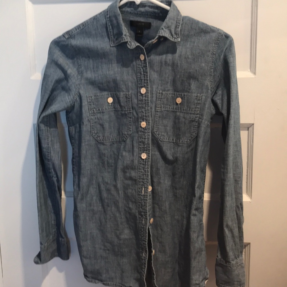 JCrew chambray top